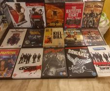 Quentin Tarantino Dvd & Book Collection Death Proof Hateful Eight Jackie Brown Etc