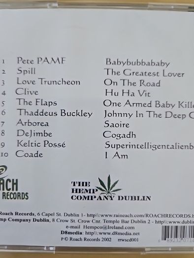 Wholly Smoke - Compilation. Irish bands.