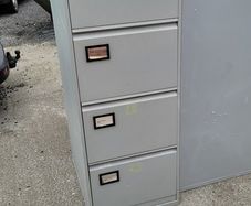 4 filing cabinets