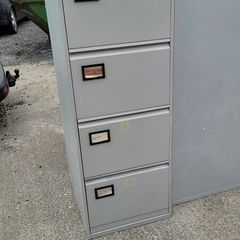 4 filing cabinets