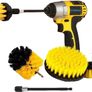 Drill Brush Set Cleaning Power Scrubber Attachment Car Tile Grout Cleaner Tool Image 2