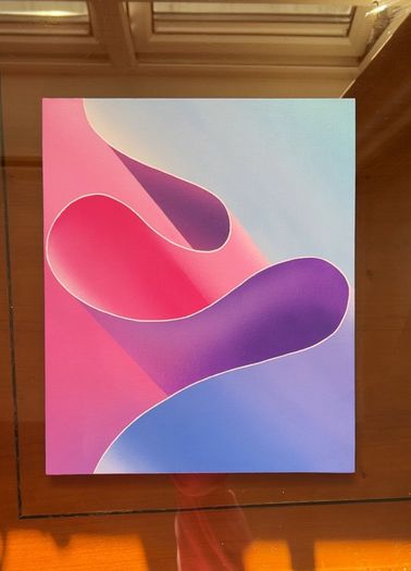 Original acrylic painting on canvas board