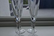 John Rocha Waterford Crystal Geo Flutes x 4