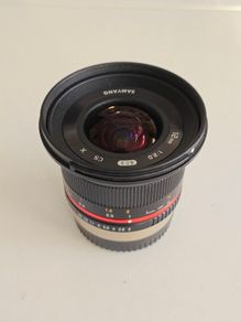 Samyang 12mm f2 manual lens for Fuji x mount