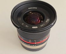 Samyang 12mm f2 manual lens for Fuji x mount