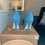 Dorothy Perkins Turquoise Faux-suede Platform Court Shoes Size UK 4 / EU 37 Image 6