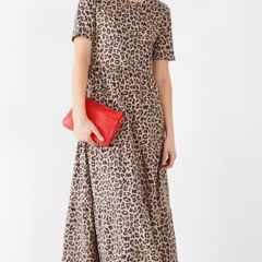 Hush leopard print dress