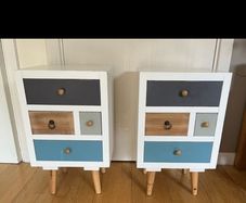 Bedside lockers x2