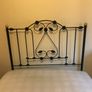 Unique Designed One Only Black Metal Double Bed Image 3