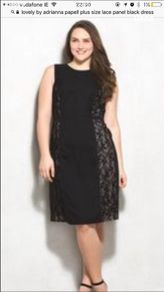 Adrienna Papell @ House of Fraser Curve range black lace