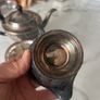 silver plated teapot set Image 5