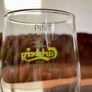 Two Carlsberg Unfiltered Pedestal Goblet Pint Glasses Image 7