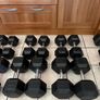 540kg Of Rubber Hex Dumbbells, Cheapest Set On Here At 1.85 Per Kg For Set! Originally 4 Euro Per Kg!! Image 5
