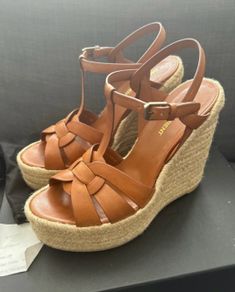 Ysl tribute wedges