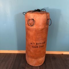 leather boxing bag display piece