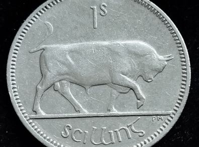 Ireland - 1959 - Shilling - Bull - KM.14a - [2471]