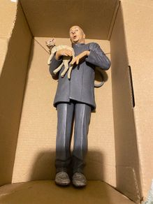 Dr Evil and Mr Bigglesworth figure - Austin Powers