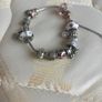 Pandora Silver Womens Bracelet with 13 charms Image 3