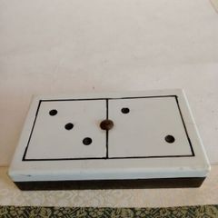 Vintage 1960s Domino Set in Box. PSE. Plasticos Santa Elena, Spain.