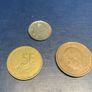 Belgium francs coins 20, 1 and 5 with Dutch text 1981 -1989 Image 2