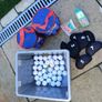 Golf clubs, trolley & accessories Image 7