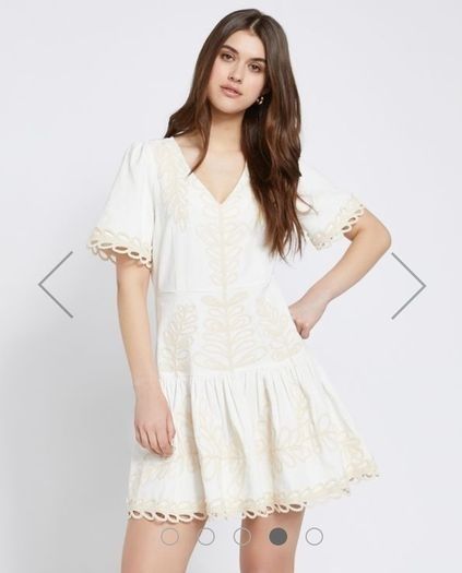 BNWT - Savida Maya Embroidered Dress UK 8