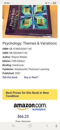 Psychology Themes and Variations Wayne Weiten