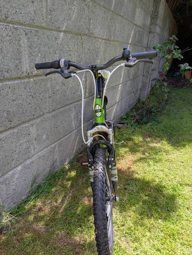 Apollo Phaze 20" Kids Full Suspension Mountain Bike Lime Green