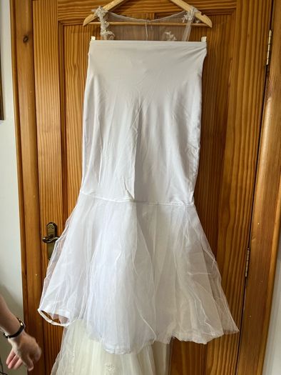 Wedding dress & accessories  - size 10