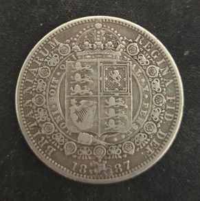 1887 British Half Crown