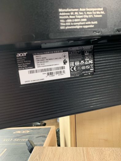 Acer KG271 Monitor