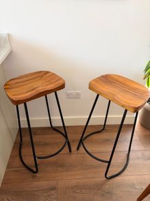 Wood & Metal stools