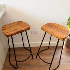 Wood & Metal stools