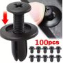 100pcs Automotive Fastener Clip Set, Door Fender Rivet Fixing Clips, Snap-On Tools, Body Bumper Trim Fixing Accessories Image 3