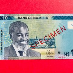 Namibia   10  Dollars  2015   Specimen. Scarce ( Unc )