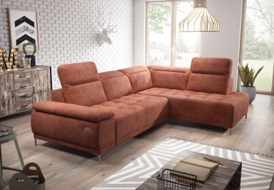 Focus L Corner Sofa Bed @ J & D Furniture
