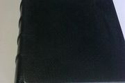 Large leather bound King James Bible