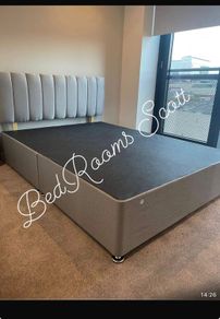 Brand New Stylish single Divan Beds.. Multiple Options Of Headboards. Tufted Memory Foam Mattresses Available. Drawers Storage Available