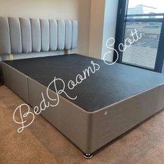 Brand New Stylish single Divan Beds.. Multiple Options Of Headboards. Tufted Memory Foam Mattresses Available. Drawers Storage Available
