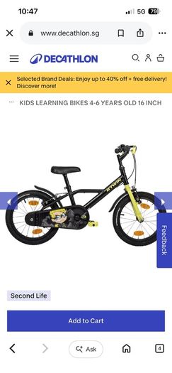 Decathlon 16"bike