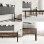 Double Bed Frames with Storage Headboard Image 3