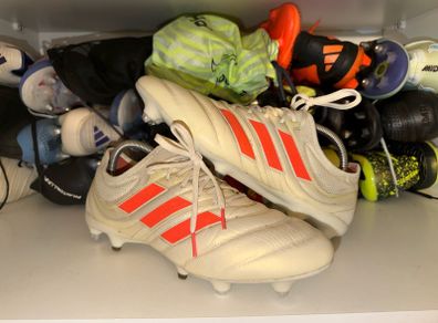 Adidas Copa 19.1 SG Initiator Off White/Solar Red F36075