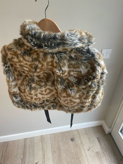 leopard print bolero
