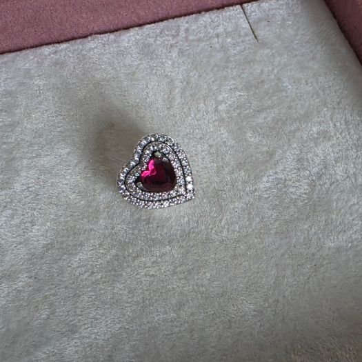 Pandora sparkly levelled charm perfect condition fully hallmarked