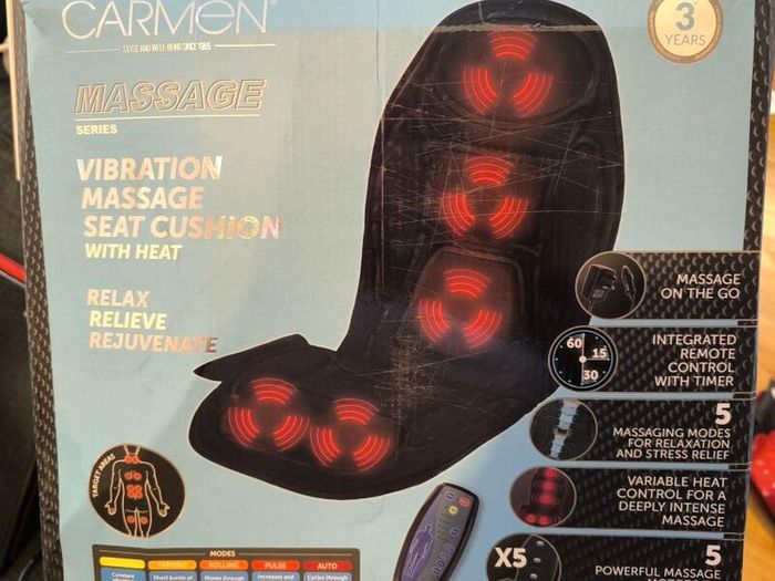 Massage Vibration Heat Seat Cushion
