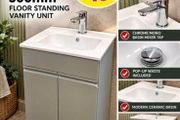 Deann 500 floorstanding unit with tap and waste