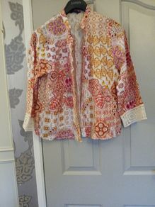 blouse pink mix zara blouse