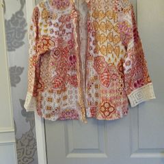 blouse pink mix zara blouse