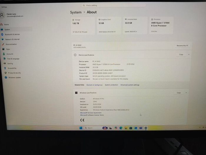 Rtx 6750xt 12gb Amd 8 Core Processor 32gb Ddr4 Ram 2tb Ssd