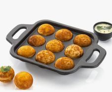 ponganalu/paniyaram/takoyaki induction base non stick pan